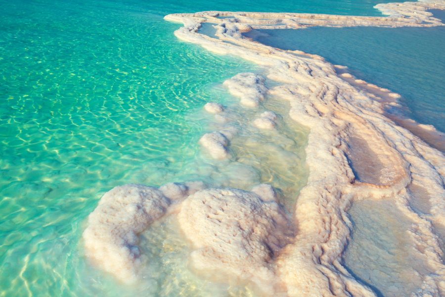 Salt rocks dead sea